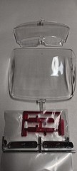 69 1969 Chevy Camaro Z28 1/12 Glass Windshield Clear Amber Tail Lamps Revell