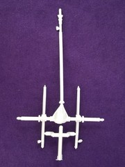 1979 GMC Captain Hook Wrecker REAR AXLE / SPRINGS for Revell 1:25 Model Kit 79