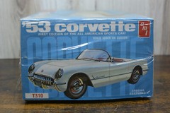 Vintage AMT 1953 Corvette 1/25 Scale Model Kit T310 – OB COMPLETE c1
