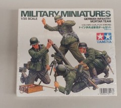 Tamiya 1:35 German Infantry Mortar Team Military Miniatures / NOS – SEALED