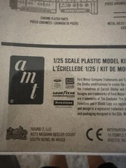 18-1073 AMT 1:25 Scale GRAND PRIX COBRA RACING TEAM D’AMERIQUE Plastic Model Kit