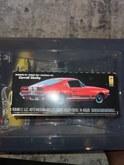 Black AMT 1967 Ford Shelby GT350 1/25 Plastic Model Kit 834M/12 open box