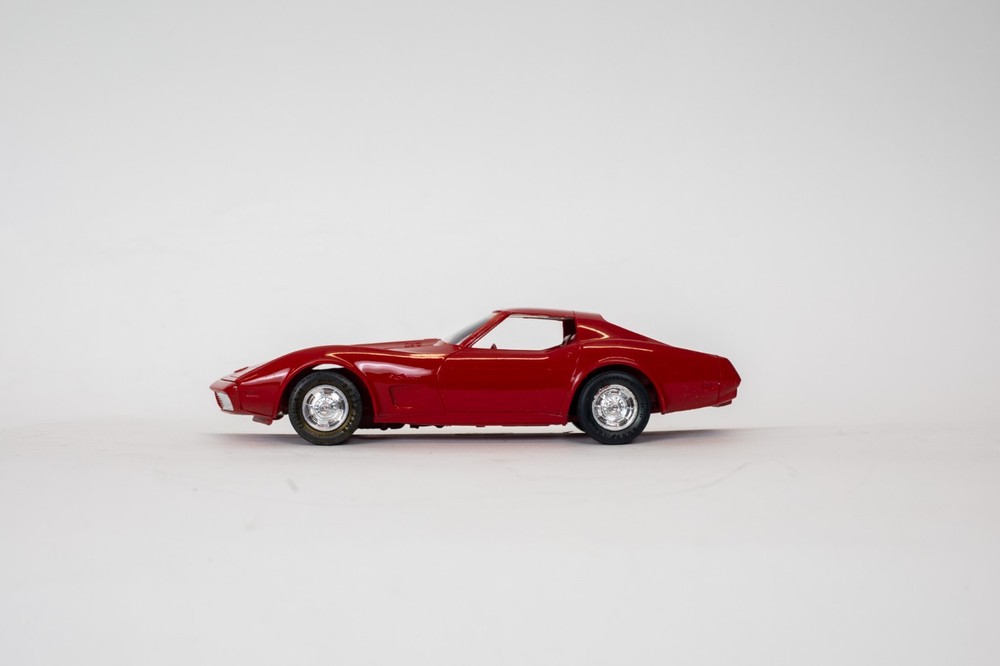 1974 Chevrolet Corvette Stingray Red Promo Model Car w/ Original Box Vintage Dea