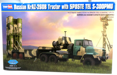 Hobby Boss 1/35 Russian KrAZ-260B Tractor With 5P85TE TEL Model Kit #85511