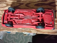 Original 1970 RED Pontiac GTO Promo Dealer Model Plastic