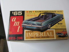 1965 Chrysler Imperial AMT Model car empty box