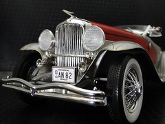 Classic Car Chopped Vintage1959Concept1:18Custom Built24Metal Body12Carousel RED