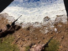 1/35 Scale Military Diorama Base Terrain Display Model Soldiers Figures Diecast