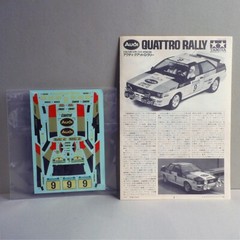 TAMIYA 1/24 AUDI QUATTRO RALLY Sports car series No.36 / Plastic model kit