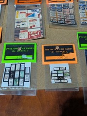 Prestons Car Parts – #2 – 1:24 Scale – Assorted License Plate Decals – NOS