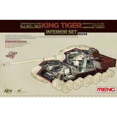 Meng #SPS-037 1/35 Sd.Kfz.182 King Tiger Interior Set-Not included tank