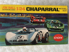 Two Model kits 1964 CHAPARRAL Cox kit vintage