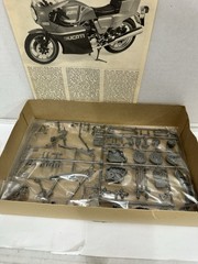 Tamiya 1/12 scale model kit of the legendary Ducati 900 Mike Hailwood Replica