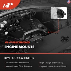 A-Premium 2PCS Front Left Right Engine Motor Mount Kit Compatible with Ford