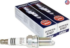 NGK Iridium IX DCPR7EIX Spark Plugs Compatible with 1999-2016 Harley Davidson