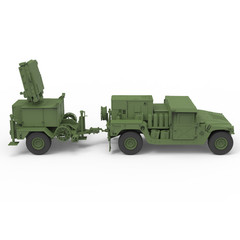 Model Kits 1/72 1/87 Military Model USA SPAA M1097A2 CLAWS