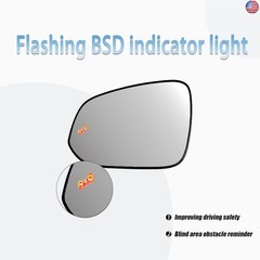 For Toyota RAV4 Left Driver Side Mirror Glass Replacement 2013 2014 2015 2016