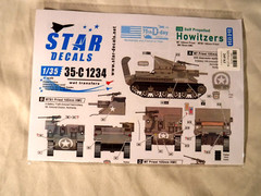 1/35 Star Decals US Army SP Howitzers Normandy: Priest & M8 # 35-C1234