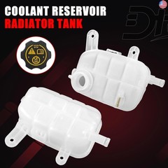 Engine Coolant Reservoir Tank With Cap, Radiator Overflow Tank Compatible With