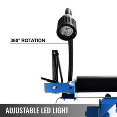 Manual Tire Spreader Portable Tire Changer with Stand Adjustable LED Light Tire