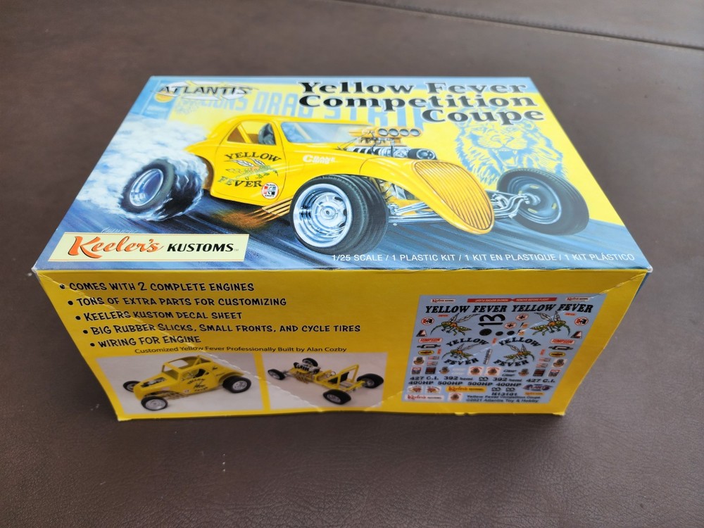 Atlantis 1/25 Yellow Fever Competition Coupe Keeler’s Kustoms