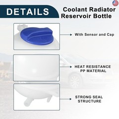 Coolant Reservoir Water Expansion Tank for VW Cabrio Sturdy No.1H0121407A |