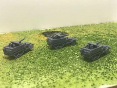 1/200 Scale SU 57-1 Halftrack Set 3D Printed. 3 pcs