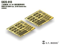 ET Model 1/35 EA35-013 Photo etch set WWII US ARMY Cal. .30 M1 Ammo Box