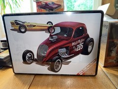1:25 AMT Double Dragster Altered Fiat & Open Dragster FACTORY SEALED Model Kit