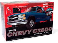 AMT 1996 Chevrolet C-3500 Dually Pickup Easy Build 1/25 Scale Model Kit [New Toy