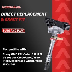 Ignition Distributor Compatible with Chevy GMC Vortec 5.7L 5.0L V8 305 5.7L V8
