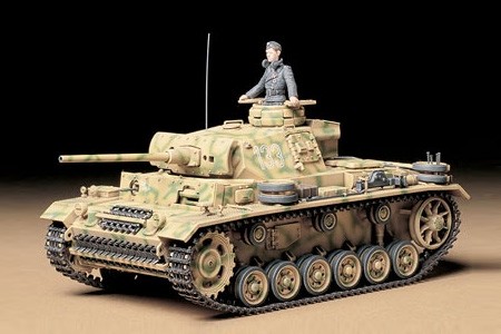 Tamiya 1/35 German Pz. Kpfw III Ausf. L Tank Model Kit 35215
