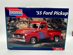 1995 Monogram 1/24 ’55 Ford Pickup #2971 open box started kit READ see photos