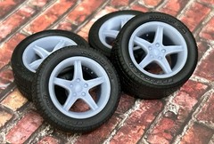 1/24 Scale: 18-inch “‘95 Mustang Cobra R” Resin Wheels For Sports Cars