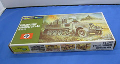 Hasegawa German Army 8 Ton Half Track Quadruple 20mm AA SD KFZ Model Kit ~ I2#17