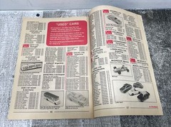 Vintage 1980s-90s Miniature Scale Model Car Automobile Catalog Lot Auto Sales