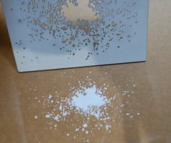Mud Splatter Weathering Airbrush Stencils Tool For 1/32 1/35 1/48 1/72 Model