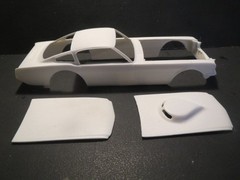 66′ Mustang Longnose AWB 1/25 Resin Body from Fremont Racing Specialties