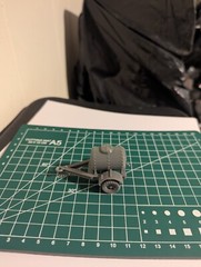 3D Printed 1/144 Unpainted U.S. Water Tank Trailer