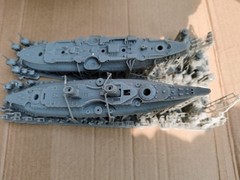 1/700 French Jaureguiberry Battleship Bouvet Battleship Unpainted 3D Printing