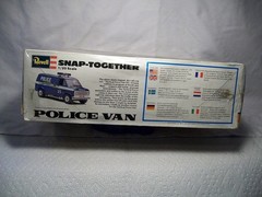 Revell POLICE VAN MODEL KIT (SEALED) 1979