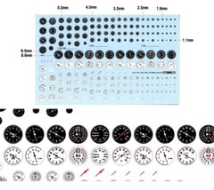 Barchetta for Car bike kit Meter Decal BP1162 1/12 1/18 1/20 1/24 1/32 1/43