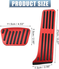 2Pcs Gas Pedal Brake Pedal Pad anti Slip Cover for Lexus Car Pedals Accessories