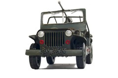 1941 Willys Overland Army Military Jeep MB Metal Model 11.5″ Automotive Decor