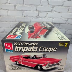 AMT Ertl 1958 Chevrolet Impala Coupe Open Complete Original Kit