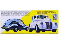 SKILL 2 MODEL KIT 1939 FORD TUDER SEDAN “STREET ROD” 1/25 SCALE BY AMT AMT1434