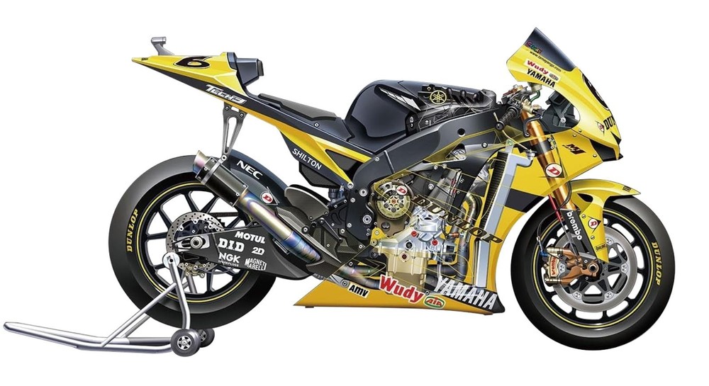 PLATZ BEEMAX 1/12 YAMAHA YZR-M1 2007 Plastic Model Kit BX13002