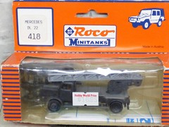 NEW Roco Minitanks / Herpa Z-418 WWII German Mercedes DL 22 Fire Truck Lot #2589