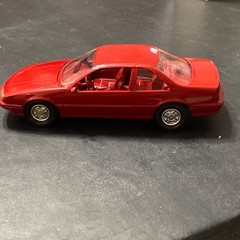 Ertl/AMT 1988 Chevy Beretta GT Promo Car with Original Box, Bright Red