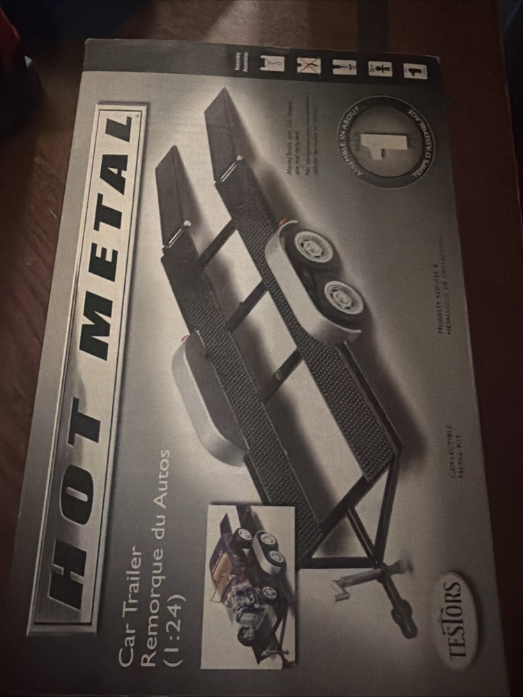 TESTORS HOT METAL CAR TRAILER #2